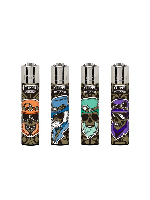 Mecheros Clipper Marked Skulls bandeja 48